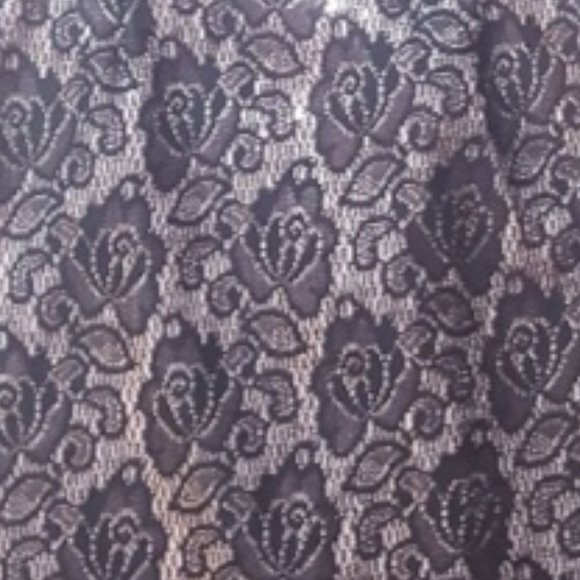 Special Occasion Gold Sequin all over Lace Strapless Dress for Women - Picture 3 of 3